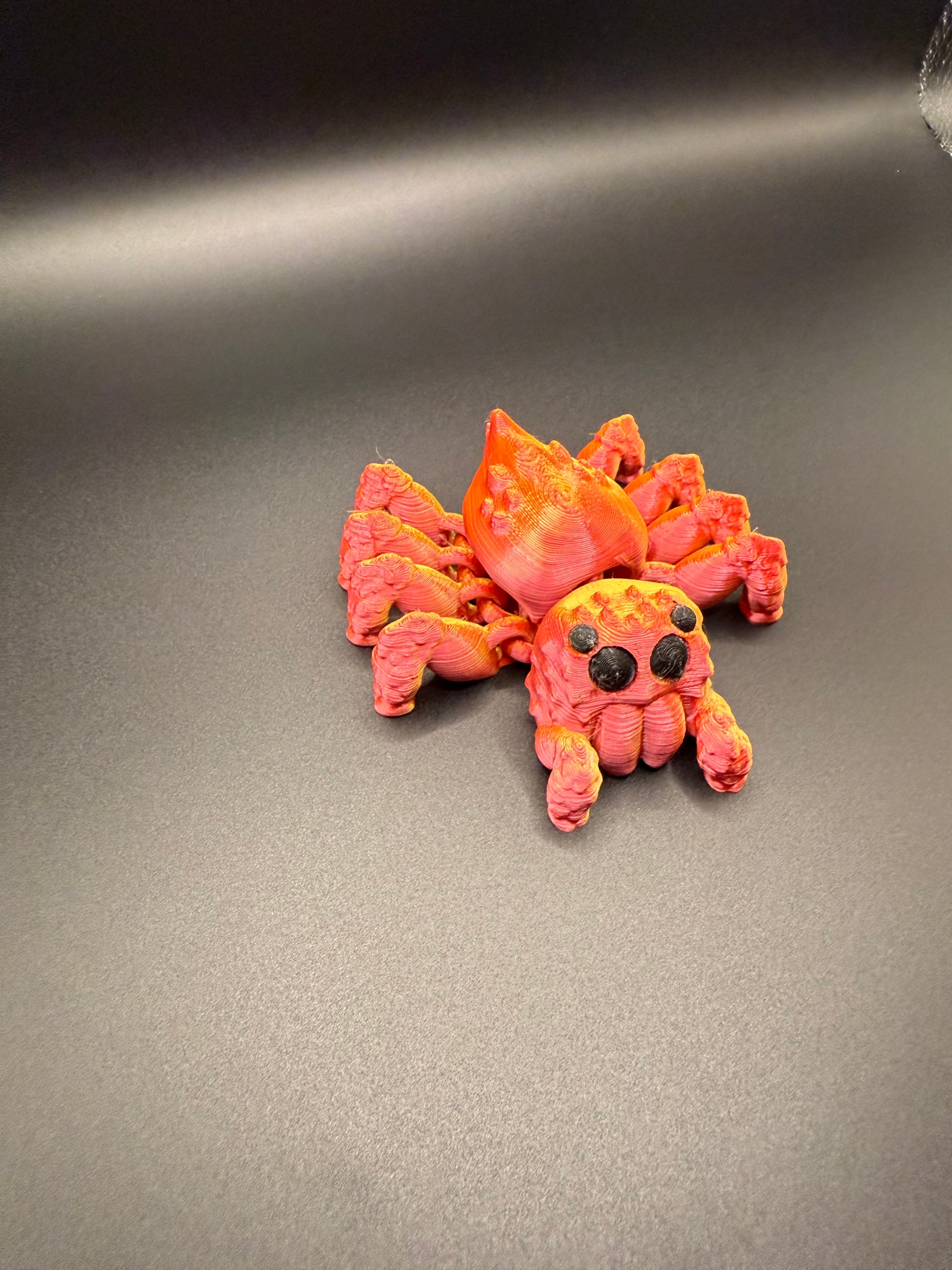 3D printed articulated jumping spider