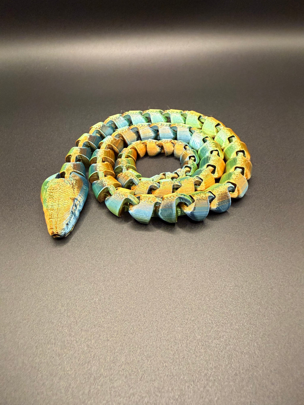3D printed articulated snake