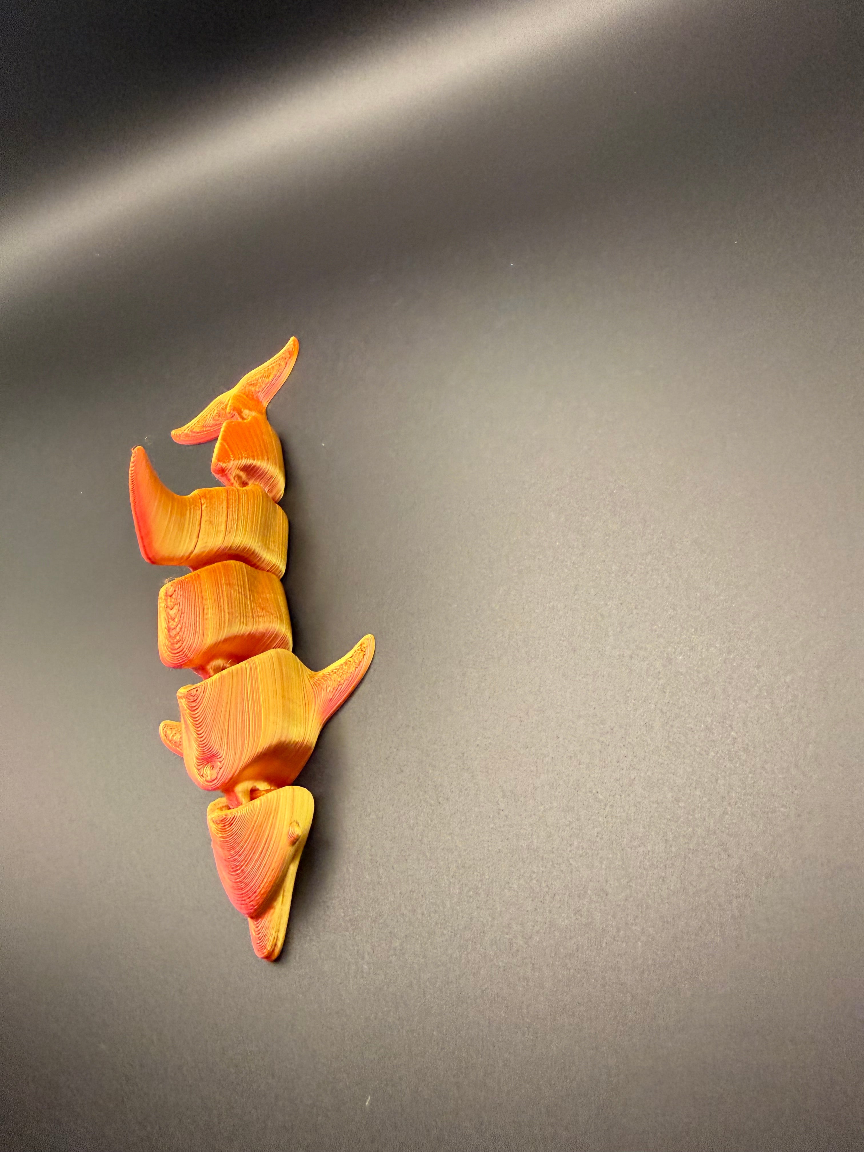 3D printed articulated dolphin