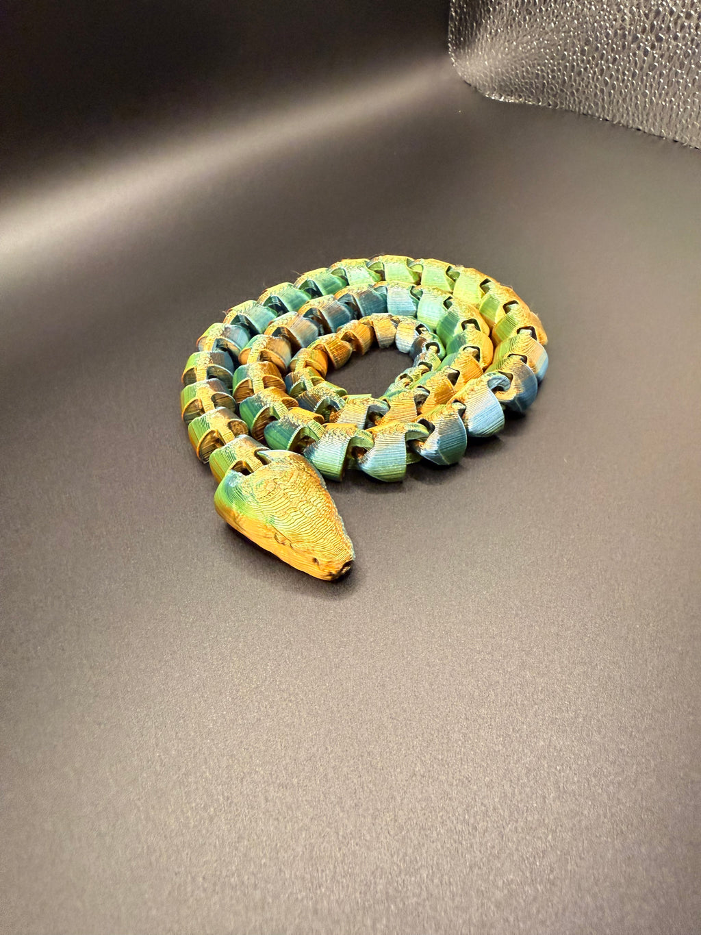 3D printed articulated snake