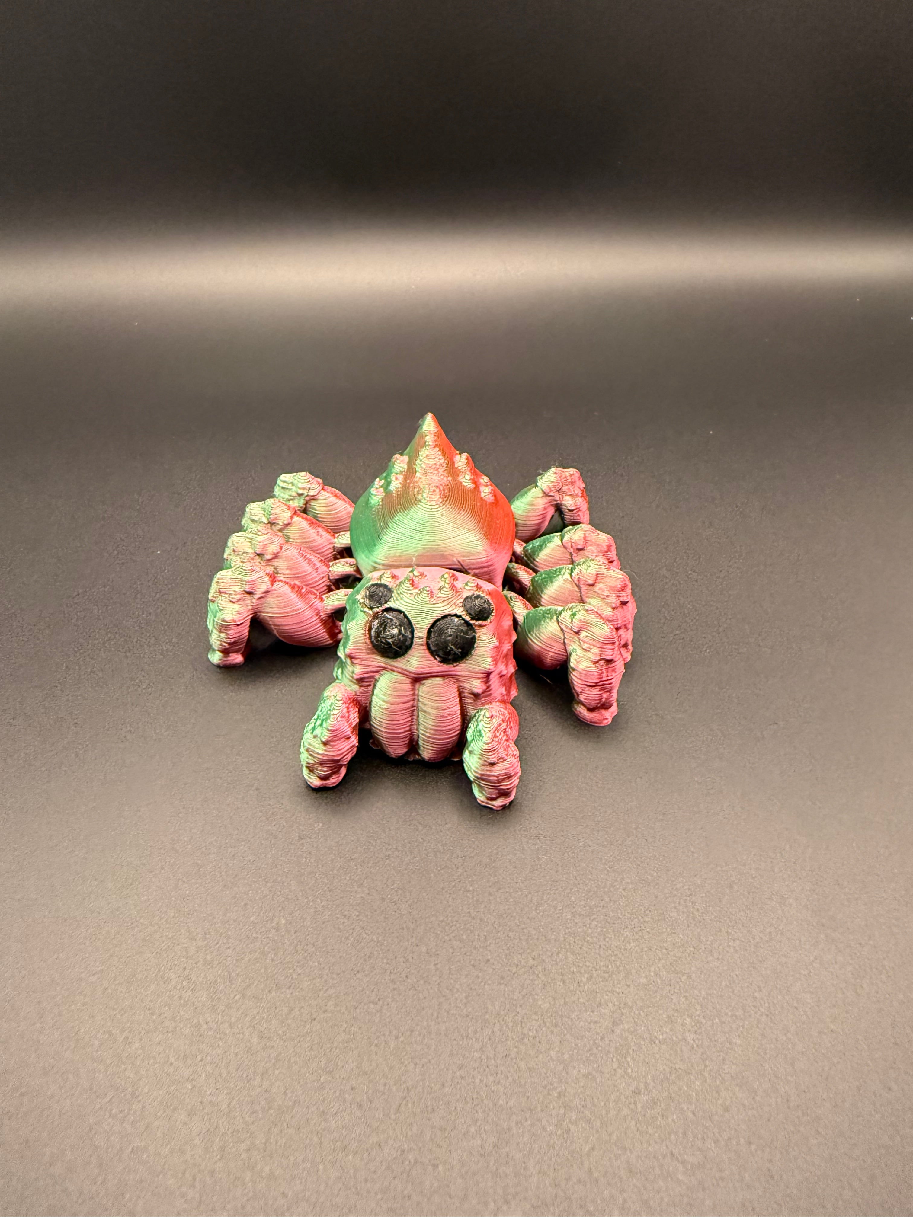 3D printed articulated jumping spider