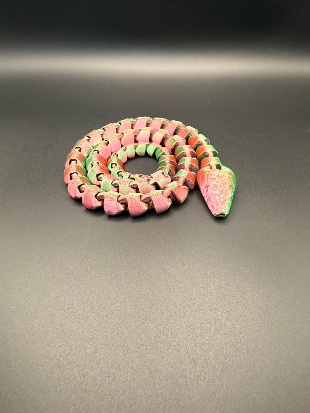 3D printed articulated snake