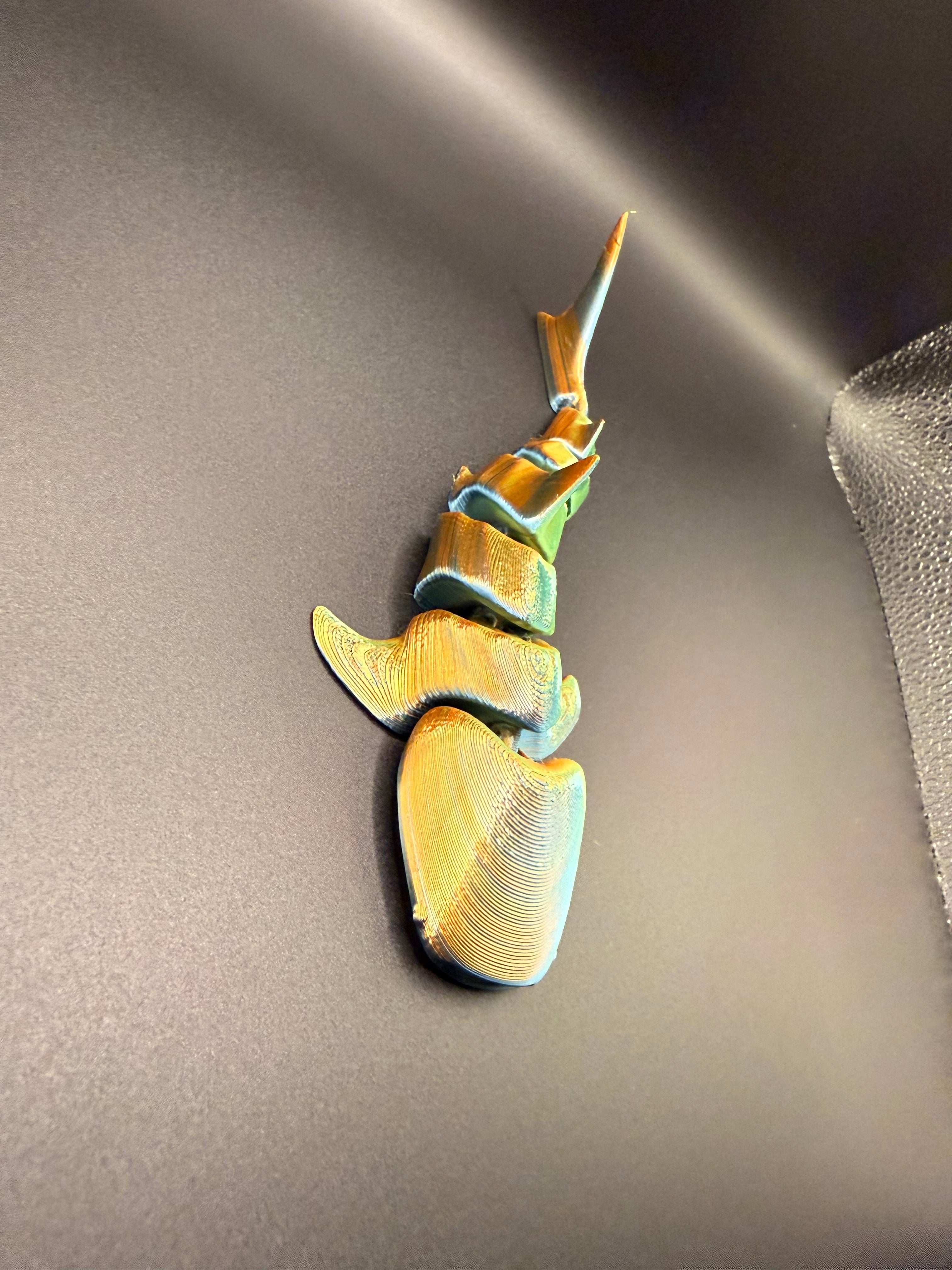 3D printed articulated whale shark