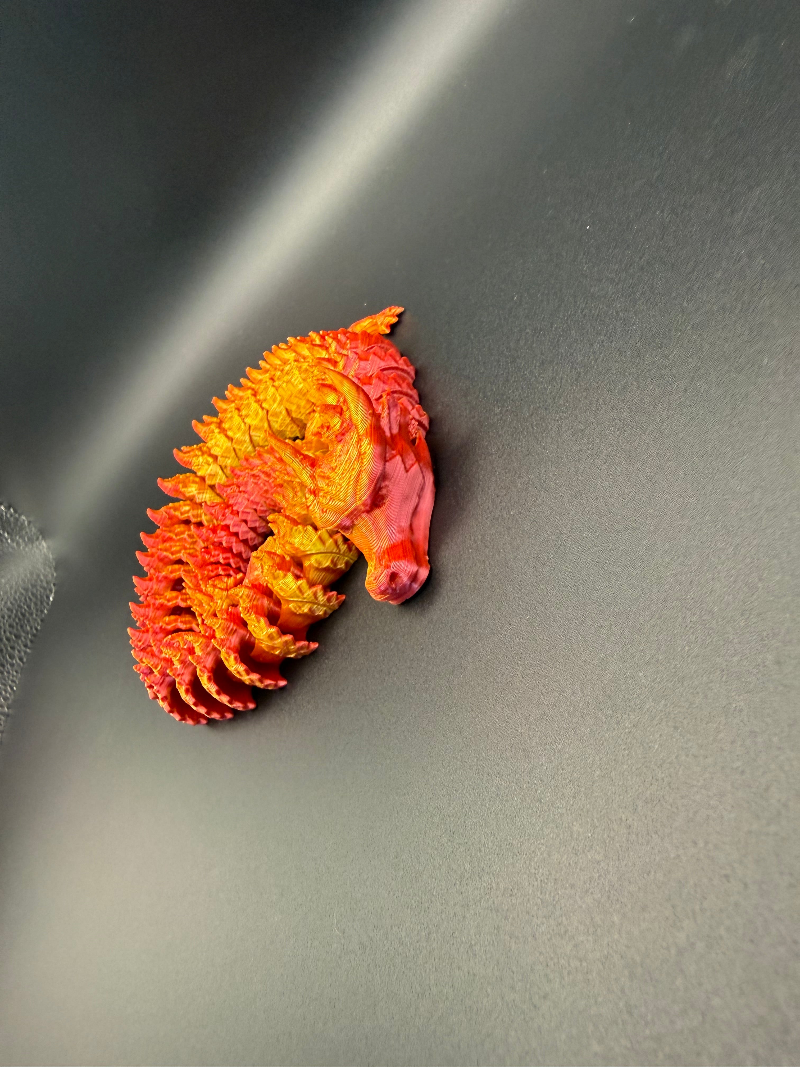 3D printed articulated demon dragon