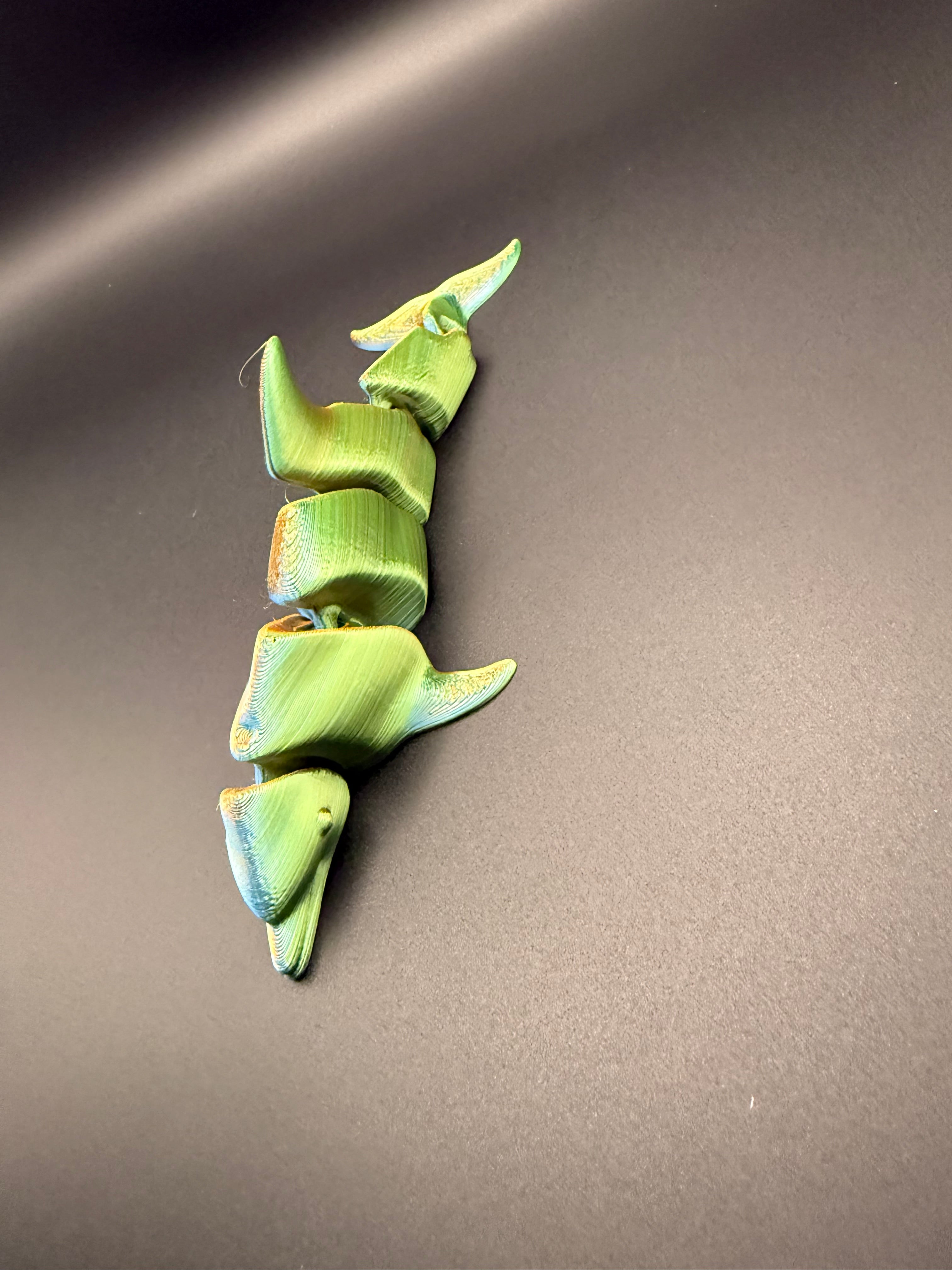 3D printed articulated dolphin