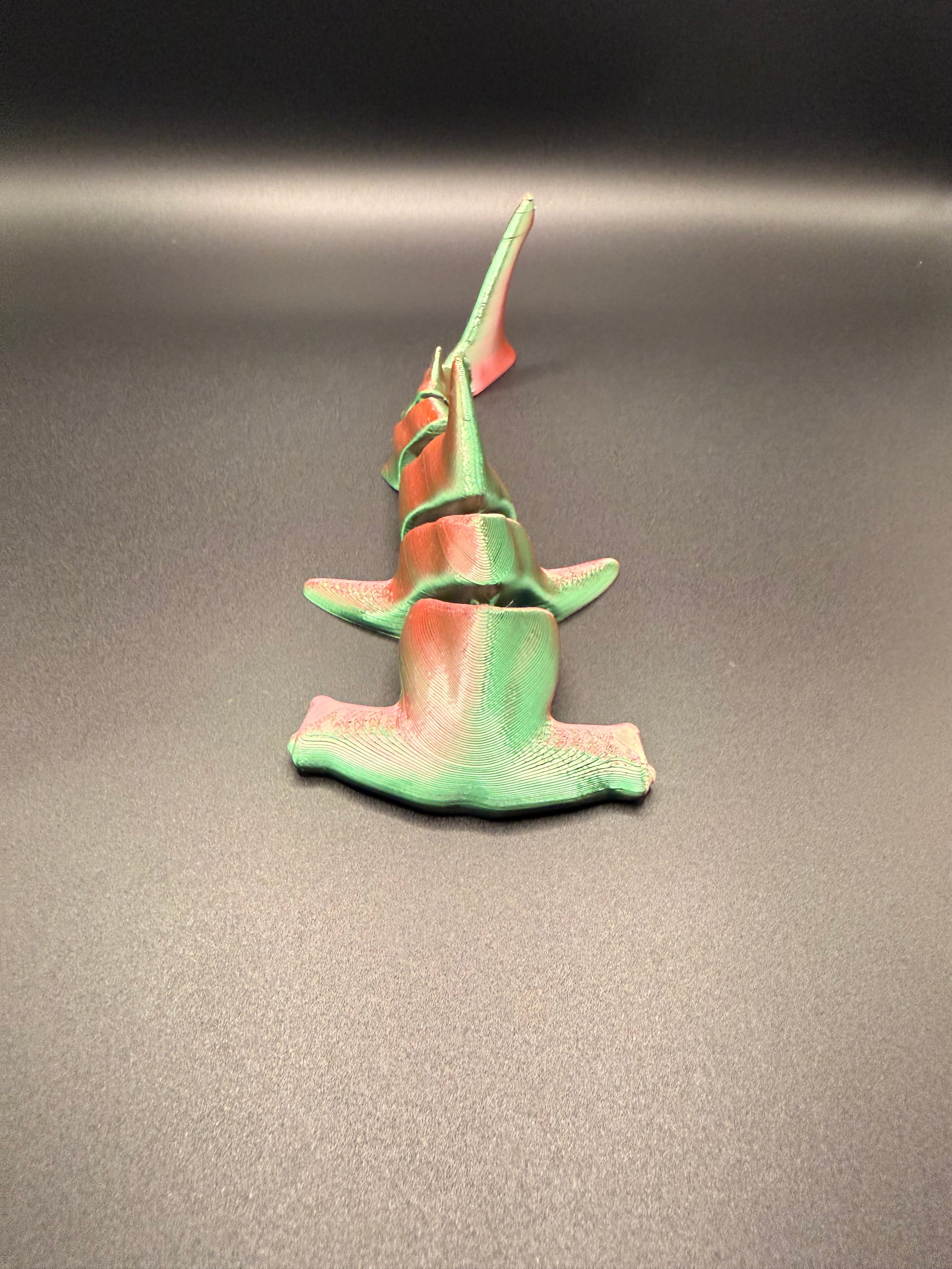 3d printed articulated hammer head shark