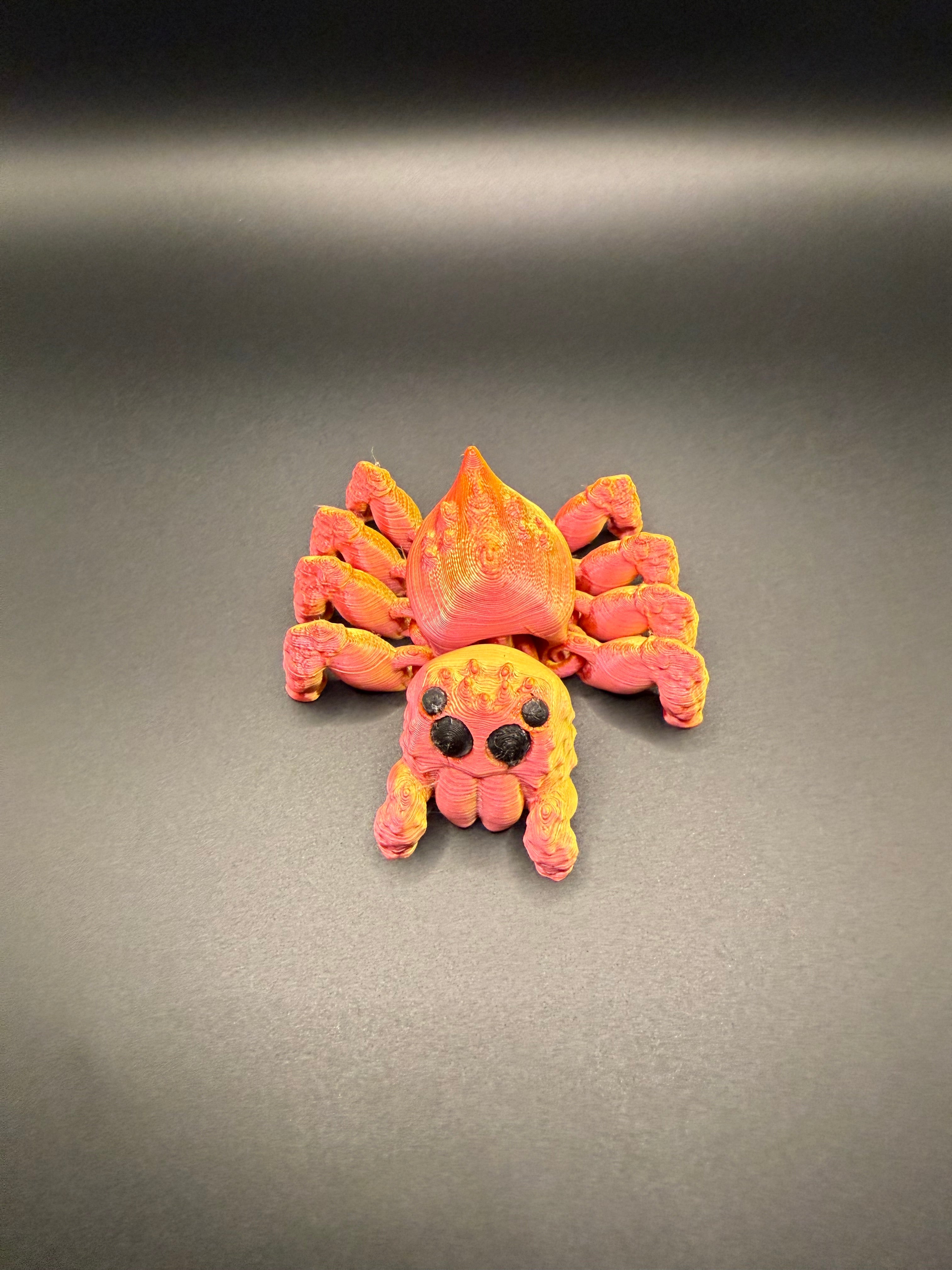 3D printed articulated jumping spider