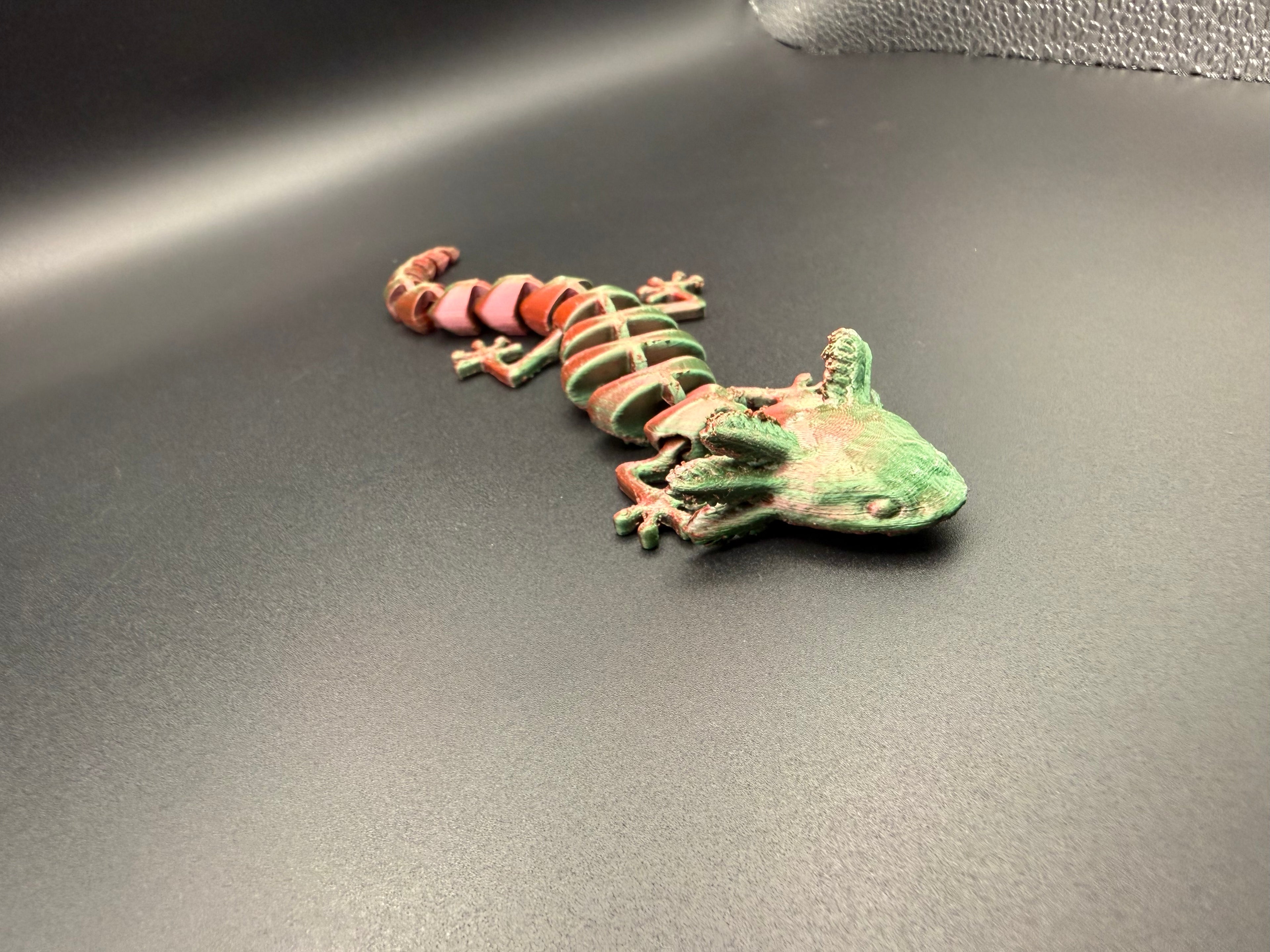 3D printed articulated axolotl